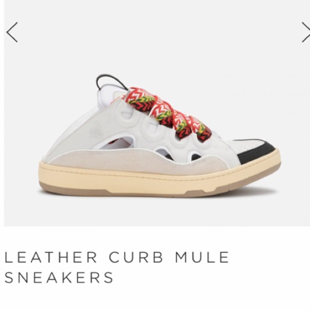 Lanvin sneaker mule